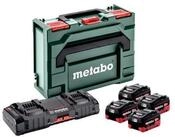 metabo Metabo Basic-Set 4x LiHD 5.5Ah ASC 145 DUO + metaBOX 145 Akku Starter-Set