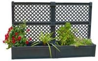 KHW Spalier, 2 St., 2er-Set Pflanzkasten gro&szlig; 100 cm mit Spalier