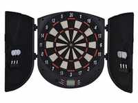 HOMCOM Dartscheibe mit Tür Soundeffekte Dartboard Dart-set für 8 Spieler,...