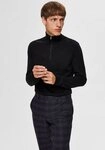 Selected Troyer SLHBERG HALF ZIP CARDIGAN NOOS Baumwolle, regular fit