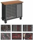 VIGOR Werkbank VIGOR 1000 Werkbank V5158 Gesamtl&auml;nge: 1091 mm Anzahl Werkzeuge: 375