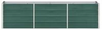 vidaXL Hochbeet, Garten-Hochbeet Verzinkter Stahl 240&times;40&times;45 cm Gr&uuml;n