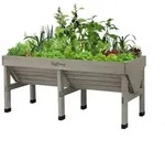 VegTrug Hochbeet VegTrug&reg; Klassik - hohwertiges Zedernholz grau 420 l | 183 cm x 80