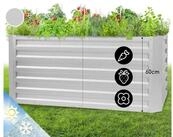 blumfeldt Hochbeet High Grow Straight, Hochbeet Metall Balkon Pflanzkasten