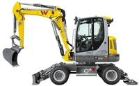 Siku Spielzeug-LKW SIKU SUPER Wacker Neuson EW65 Mobilbagger