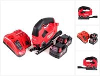 Milwaukee Akku-Stichs&auml;ge M18 FJS-502C Stichs&auml;ge 18V Brushless + 2x Akku 5,0Ah...