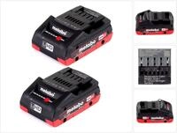 metabo Akku Set 18V mit 2x Akku LiHD 4,0Ah&nbsp;(625367000) Akkupacks