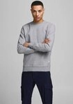 Jack & Jones Sweatshirt JJEBASIC mit Flaglabel und weicher Baumwollmischung