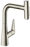 hansgrohe K&uuml;chenarmatur hansgrohe 220 Talis Select M51, ausziehbarer Schlauch...