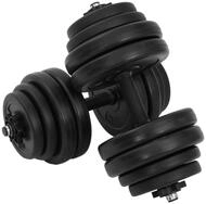 vidaXL Kurzhantel Kurzhanteln 2x15 kg