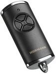 H&ouml;rmann Garagentor-Funkempf&auml;nger Handsender HSE 4 BS schwarz BiSecur 868 MHz,...