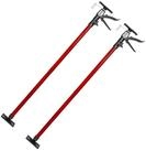 tectake Montageklemme 2er-Set Teleksopst&uuml;tzen, B: 8,00 cm, L: 20,00 cm, stufenlos