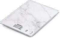 Soehnle K&uuml;chenwaage Page Compact 300 Marble, Tragkraft 5 kg, 1 g genaue Teilung