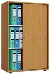VCM Aktenschrank B&uuml;roschrank Aktenschrank Schiebet&uuml;ren Lona 3fach (1-St)