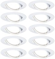 Paulmann LED Einbauleuchte EBL Base schwenkbar max10x10W GU10 230V 51mm /Metall...