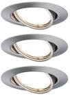 Paulmann LED Wandleuchte LED Einbauleuchte 3-Step-Dim Base Coin Basisset...