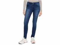 TOM TAILOR Skinny-fit-Jeans Alexa Skinny mit Doppelknopf-Verschluss, blau