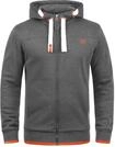 Kapuzenpullover SOLID "Kapuzensweatjacke SDBenjamin", Herren, Gr. M, grau (grau mel),
