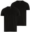 HUGO T-Shirt HUGO-Round (Packung, 2er) Rundhalsausschnitt, Slim-Fit, HUGO Logo-Druck