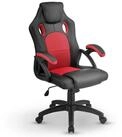 Juskys Gaming-Stuhl Montreal, Ergonomisch geformte Sitzfl&auml;che, R&uuml;ckenlehne und
