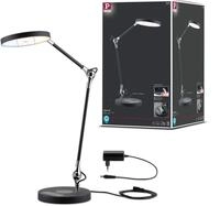 Paulmann LED Schreibtischlampe Numis 11W schwarz QI tuneablewhite dimmbar, LED...
