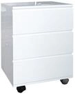riess-ambiente Rollcontainer BIG DEAL 45cm wei&szlig;, Hochglanz