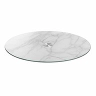LEONARDO Tortenplatte Turn Marmoroptik, Glas