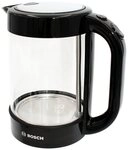 BOSCH Wasserkocher Bosch TWK70B03 Wasserkocher Glas 1,7 l Schwarz