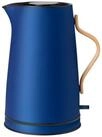 Stelton Wasserkocher EMMA Wasserkocher 1,2 l mit Buchengriff dark blue, 1 l, stelton