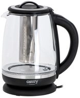 Camry Wasserkocher CR 1290 Wasserkocher Glas mit Temperatureinstellung 2 L 2200...