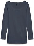 Vero Moda Langarmshirt VMMAXI MY LS SOFT LONG U-NECK NOOS Baumwollmischung, regular