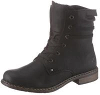 Rieker Schn&uuml;rboots, Stiefelette, Blockabsatz, mit dezenter Schn&uuml;rung
