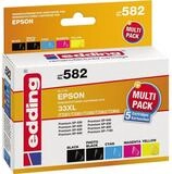 edding edding EDD-582 schwarz cyan magenta gelb Foto schwarz Druckerpatronen