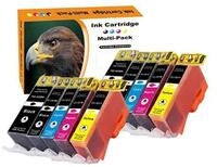 Kompatibel Canon CLI-521, PGI-520 Multipack 10-Farben (2x Schwarz, 2x Tintenpatrone