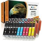 Kompatibel Canon PGI-570 XL, CLI-571 XL Multipack 20-Farben (4x Schwar Tintenpatrone