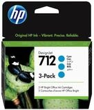 HP HP Tinte Nr. 712 Cyan 3er Pack (3 x 29ml) Tintenpatrone
