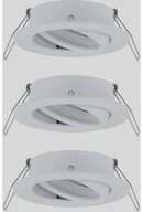 Paulmann Einbauleuchte Paulmann 92486 EBL Choose Einbauring 3er Set 10 W Wei&szlig;
