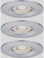 Paulmann LED Einbauleuchte rund starr IP44 LED 3x4W 310lm /Alu 94303