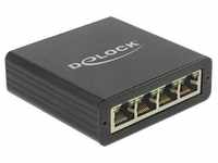 Delock 62966 - Adapter USB 3.0 > 4 x Gigabit LAN Computer-Kabel, USB B, RJ45