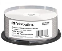 Verbatim Blu-ray-Rohling 25 Professional Rohlinge Blu-ray BD-R full printable...