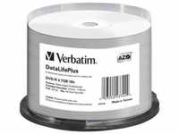 Verbatim DVD-Rohling DVD-R 4.7GB 16x 50er Spindel bedruckbar, Bedruckbar