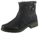 Rieker Winterstiefelette, Winterboots, Blockabsatz, Profilsohle, mit