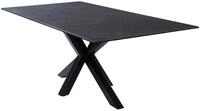 ACTONA GROUP Esstisch HEAVEN, Schwarz, Stahlgestell, Keramik, B 200 x H 75,5 x...