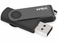 Verico VERICO USB 3.1 Stick Flip TR01, 256 GB, schwarz USB-Stick