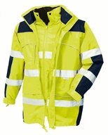 teXXor Arbeitsjacke Warnschutz-Winterparka "TORONTO" gelb