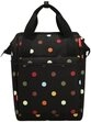 KlickFix Fahrradtasche Reisenthel Roomy GT dots Tasche, robustes Material,