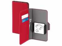 Hama Handyhülle Universal Booklet 4,7 bis 5,1" Klapp-Tasche Rot, Schutz-Hülle...