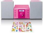 Lenco MC-013PK Stereoanlage (FM, 5 W, Kinder Musikanlage mit CD-Player /...