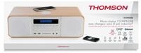Thomson Bluetooth MIC201IDABBT USB MP3 Qi-Charger DAB+ Holz wei&szlig; TH371697