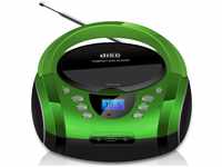 Cyberlux CL-700 tragbarer CD-Player (CD, Kinder CD Player tragbar, Boombox,...